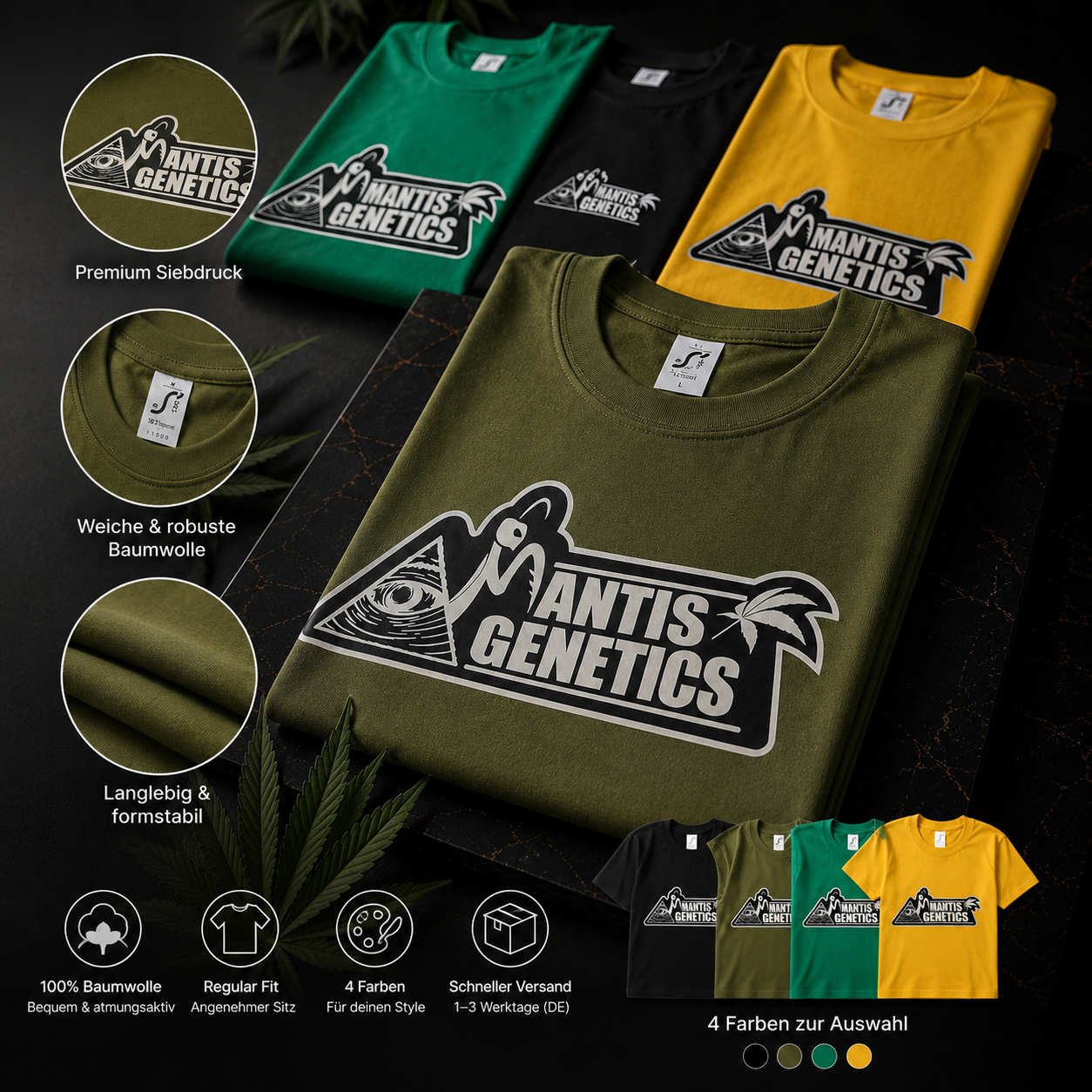 T-Shirts Mantis Genetics