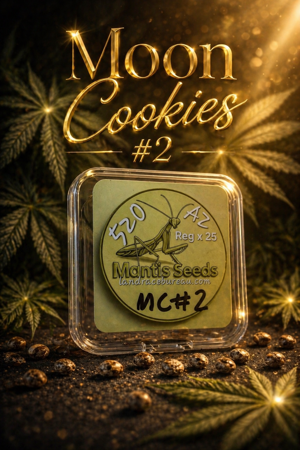 Premium Mantis Seeds - Moon Cookies #2 - Regular - 6 Pc‘s