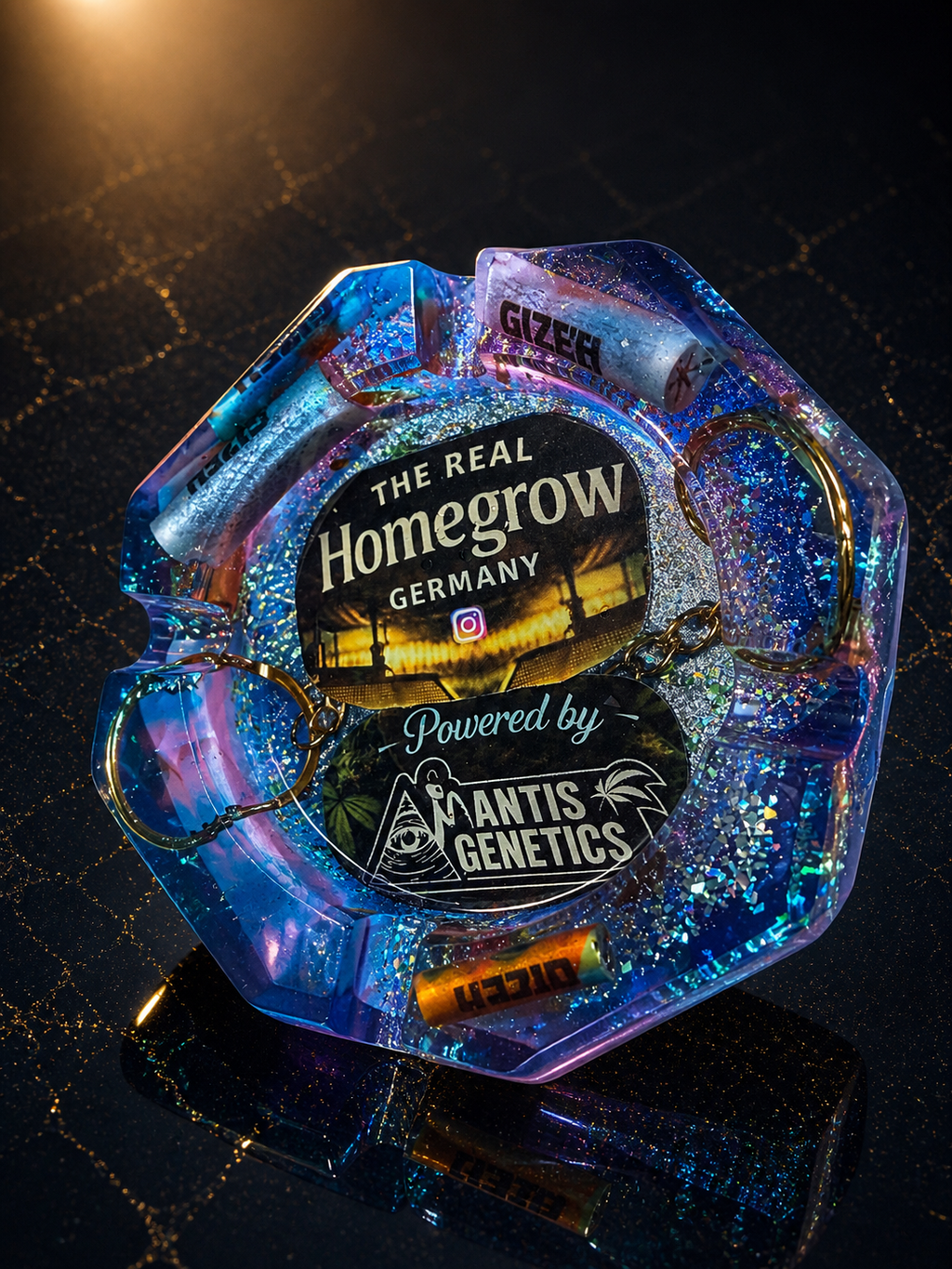 Ashtray The Real Homegrow Germany - Epoxy Resin