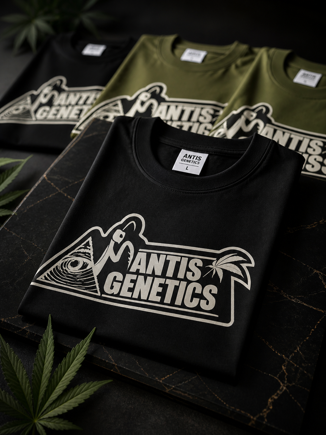 T-Shirt Mantis Genetics - L - Black