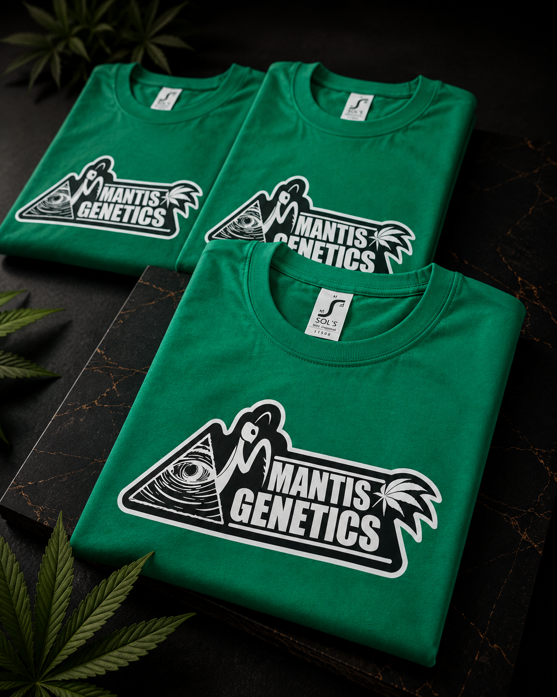 T-Shirt Mantis Genetics - L - Green